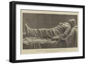 Recumbent Statue of the Late General Lee-null-Framed Giclee Print