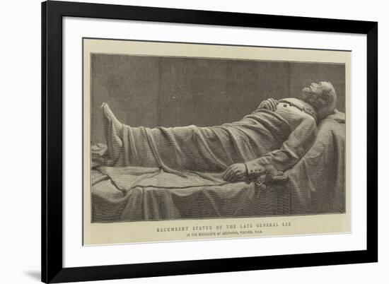 Recumbent Statue of the Late General Lee-null-Framed Giclee Print