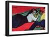 Recumbent Woman-Ernst Ludwig Kirchner-Framed Giclee Print