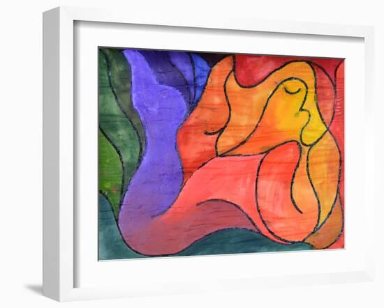 Recumbent-Guilherme Pontes-Framed Giclee Print