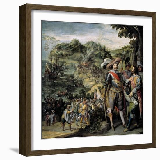 Recuperación De La Isla De San Cristóbal, 1634-Felix Castello-Framed Giclee Print