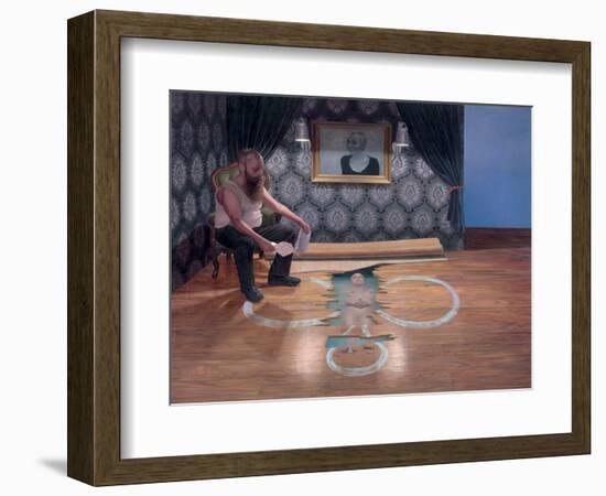 Recurrence of a Farewell, 2010-Aris Kalaizis-Framed Giclee Print