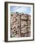 Recycling Industry Plastic and Paper Bound for Shipment Ecology-Bill Bachmann-Framed Photographic Print