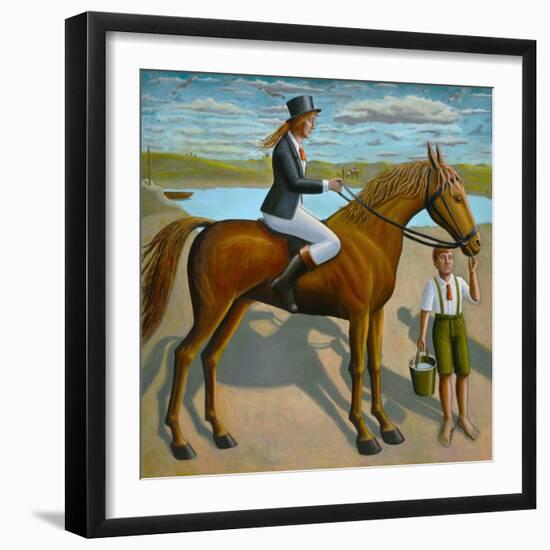 RED, 2016-PJ Crook-Framed Giclee Print