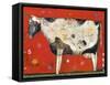 Red 5-Jill Mayberg-Framed Stretched Canvas