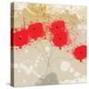 Red Abstract Bunch I-Irena Orlov-Stretched Canvas