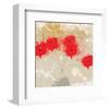 Red Abstract Bunch I-Irena Orlov-Framed Art Print