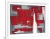 Red Abstract-Leigh Banks-Framed Giclee Print