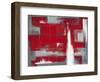 Red Abstract-Leigh Banks-Framed Art Print