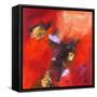 Red Abstract-null-Framed Stretched Canvas