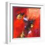 Red Abstract-null-Framed Art Print