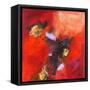 Red Abstract-null-Framed Stretched Canvas