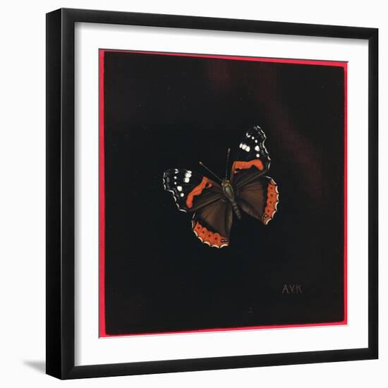 Red Admiral Butterfly, 2001-Amelia Kleiser-Framed Giclee Print