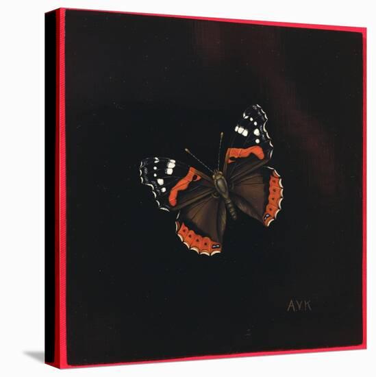 Red Admiral Butterfly, 2001-Amelia Kleiser-Stretched Canvas