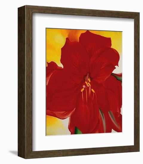 Red Amaryllis, 1937-Georgia O'Keeffe-Framed Art Print