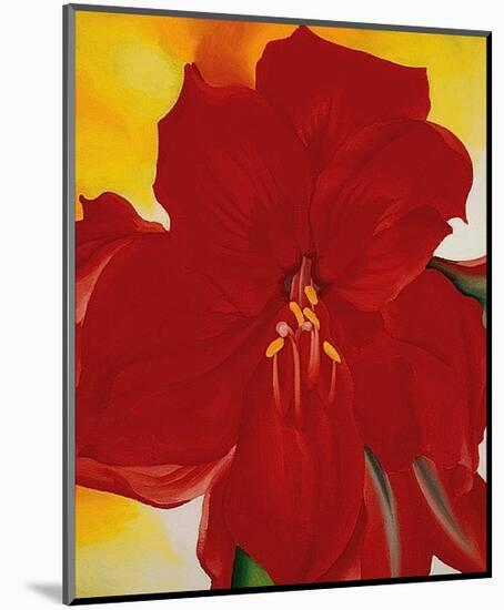 Red Amaryllis, 1937-Georgia O'Keeffe-Mounted Art Print