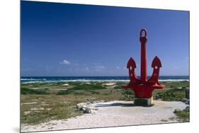 Red Anchor, Lost Seaman Memorial, Aruba-George Oze-Mounted Premium Photographic Print