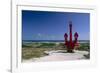 Red Anchor, Lost Seaman Memorial, Aruba-George Oze-Framed Photographic Print