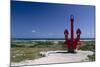 Red Anchor, Lost Seaman Memorial, Aruba-George Oze-Mounted Photographic Print