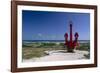 Red Anchor, Lost Seaman Memorial, Aruba-George Oze-Framed Photographic Print