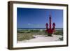 Red Anchor, Lost Seaman Memorial, Aruba-George Oze-Framed Photographic Print