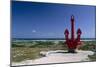 Red Anchor, Lost Seaman Memorial, Aruba-George Oze-Mounted Photographic Print