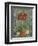 Red and black primula-Jennifer Abbott-Framed Premium Giclee Print