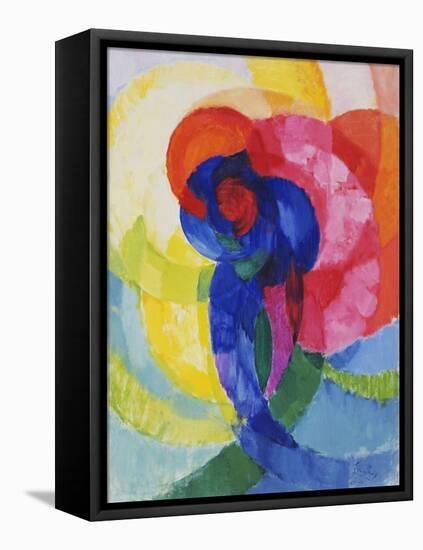 Red and Blue Disks-Frantisek Kupka-Framed Stretched Canvas