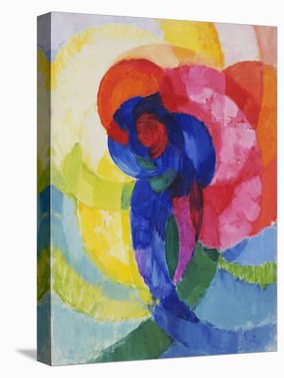 Red and Blue Disks-Frantisek Kupka-Stretched Canvas