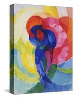 Red and Blue Disks-Frantisek Kupka-Stretched Canvas