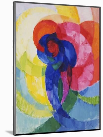 Red and Blue Disks-Frantisek Kupka-Mounted Giclee Print