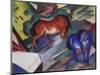 Red and Blue Horse, 1912-Franz Marc-Mounted Giclee Print