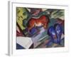 Red and Blue Horse, 1912-Franz Marc-Framed Giclee Print