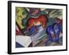 Red and Blue Horse, 1912-Franz Marc-Framed Giclee Print