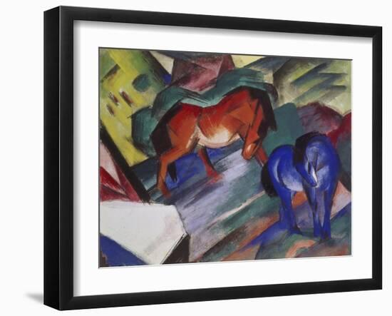 Red and Blue Horse, 1912-Franz Marc-Framed Giclee Print