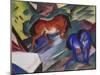 Red and Blue Horse, 1912-Franz Marc-Mounted Giclee Print