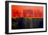 Red and Blue-David Studwell-Framed Giclee Print
