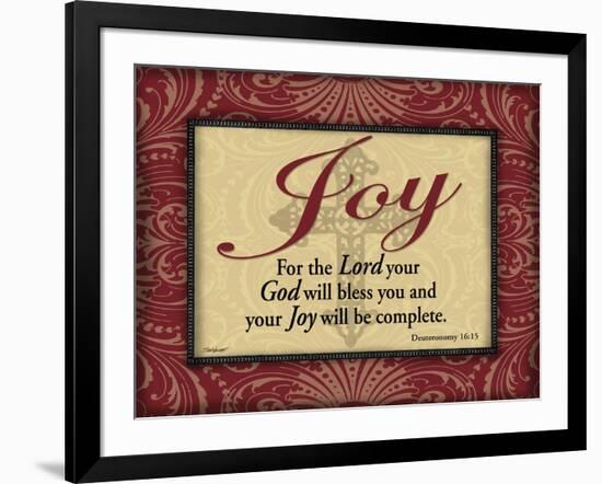 Red and Gold Joy-Todd Williams-Framed Art Print