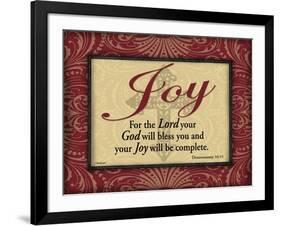 Red and Gold Joy-Todd Williams-Framed Art Print