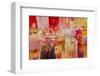 Red And Gold Leaf 4-null-Framed Art Print