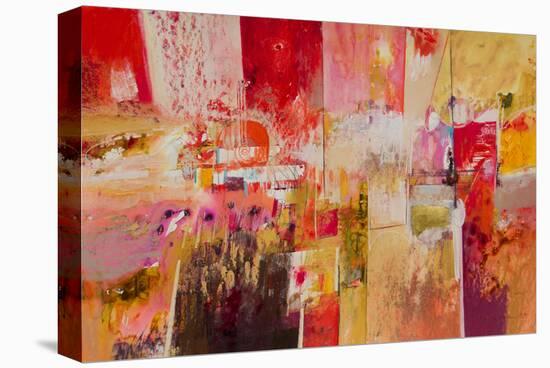 Red And Gold Leaf 4-null-Stretched Canvas