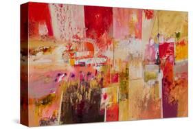 Red And Gold Leaf 4-null-Stretched Canvas