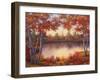 Red and Gold-Diane Romanello-Framed Art Print