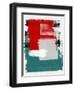 Red and Green Abstract Study-Emma Moore-Framed Art Print