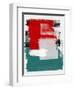 Red and Green Abstract Study-Emma Moore-Framed Art Print