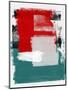 Red and Green Abstract Study-Emma Moore-Mounted Art Print