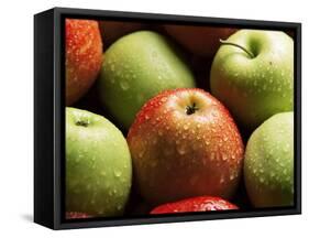 Red and Green Apples-Roy Rainford-Framed Stretched Canvas
