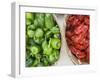 Red and Green Shishito Peppers-Andrea Sperling-Framed Premium Photographic Print