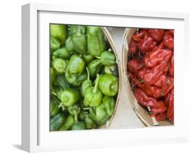 Red and Green Shishito Peppers-Andrea Sperling-Framed Photographic Print