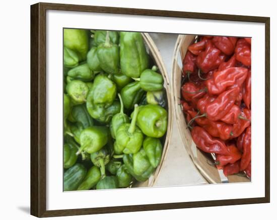 Red and Green Shishito Peppers-Andrea Sperling-Framed Photographic Print